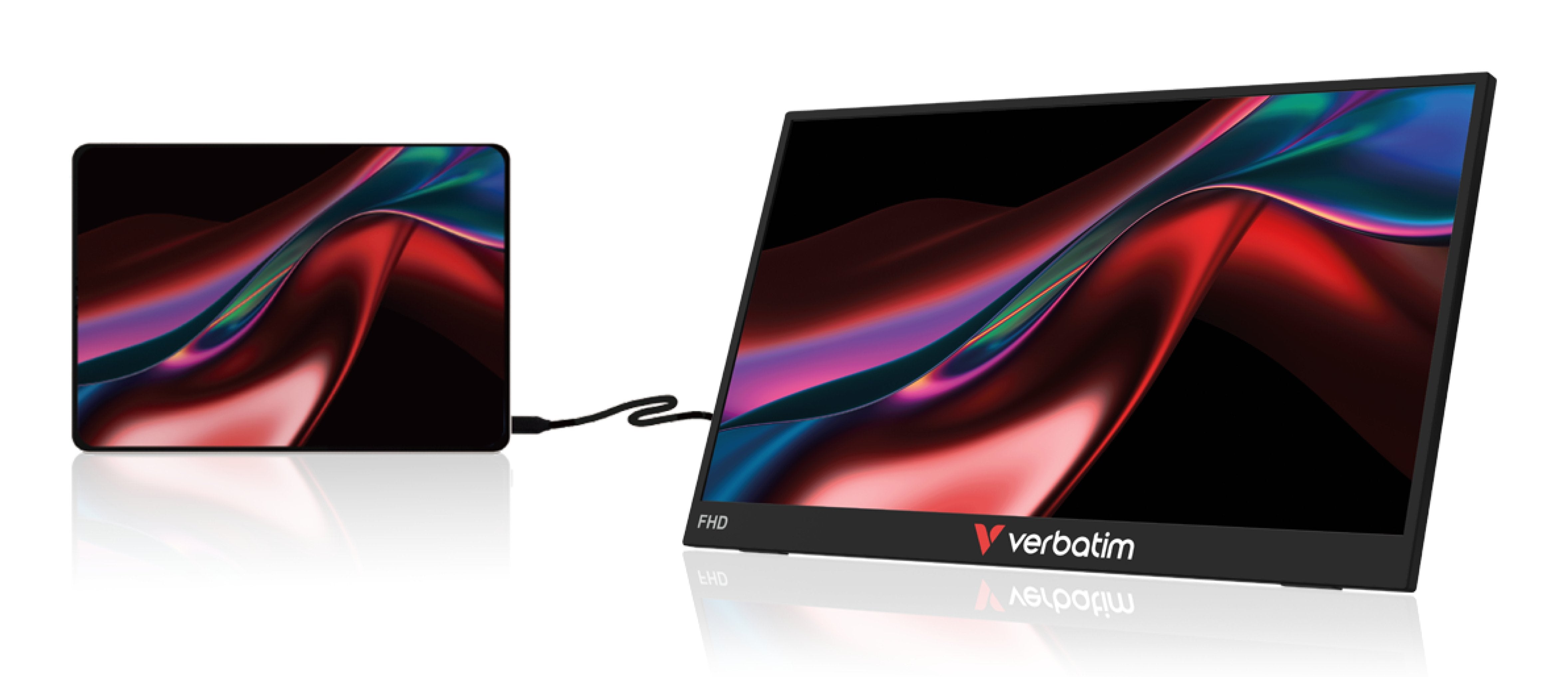 EAN 0023942324003 - Verbatim Portable 14" FHD Touch Monitor LIGHT Monitor portátil Negro 35,6 cm (14") LCD 1920 x 1080 Pixele imagen 4