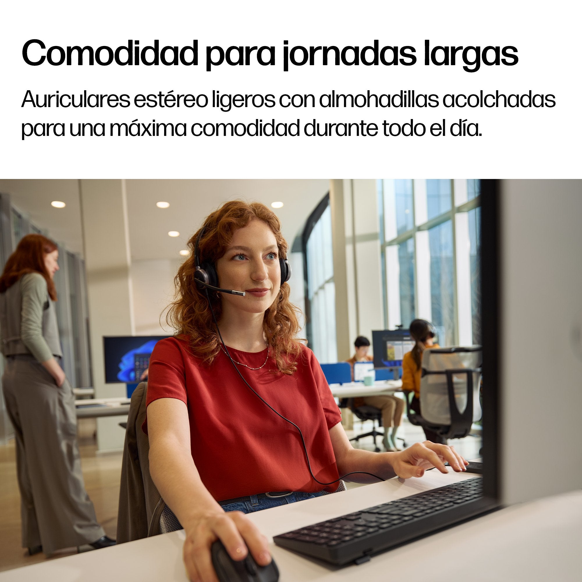 EAN 0199251820830 - HP Poly Mission 615 Monaural USB Wired Headset Alámbrico Diadema Oficina/Centro de llamadas USB Type-C / imagen 9