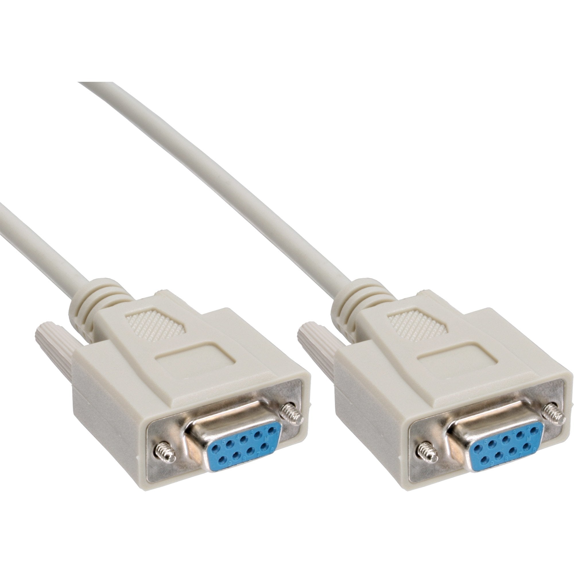 45pcs. Bulk-Pack Inline® Null Modem Cable Db9 Hembra A Hembra 2m
