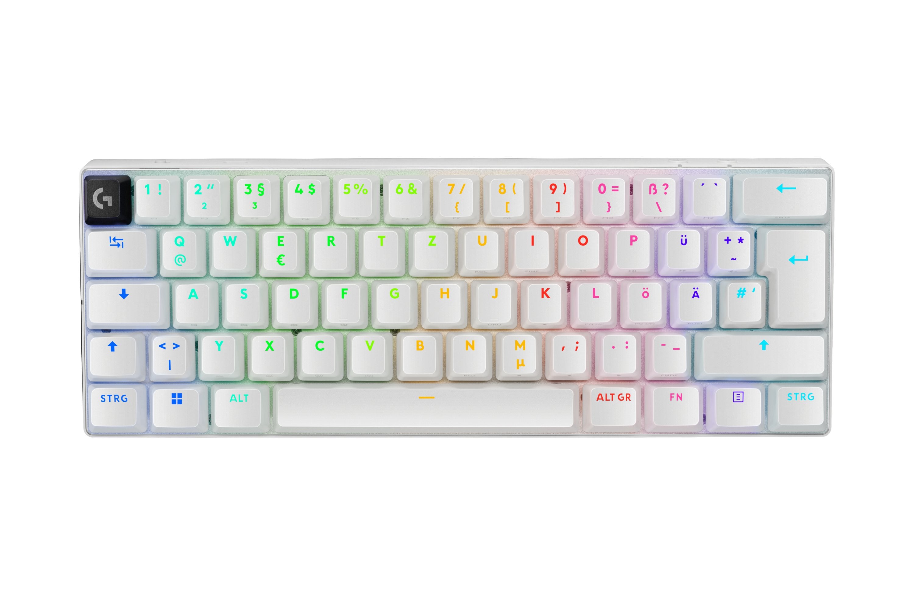 EAN 5099206112674 - Logitech G 920-011924 teclado Juego RF Wireless + Bluetooth QWERTZ Alemán Blanco imagen 1