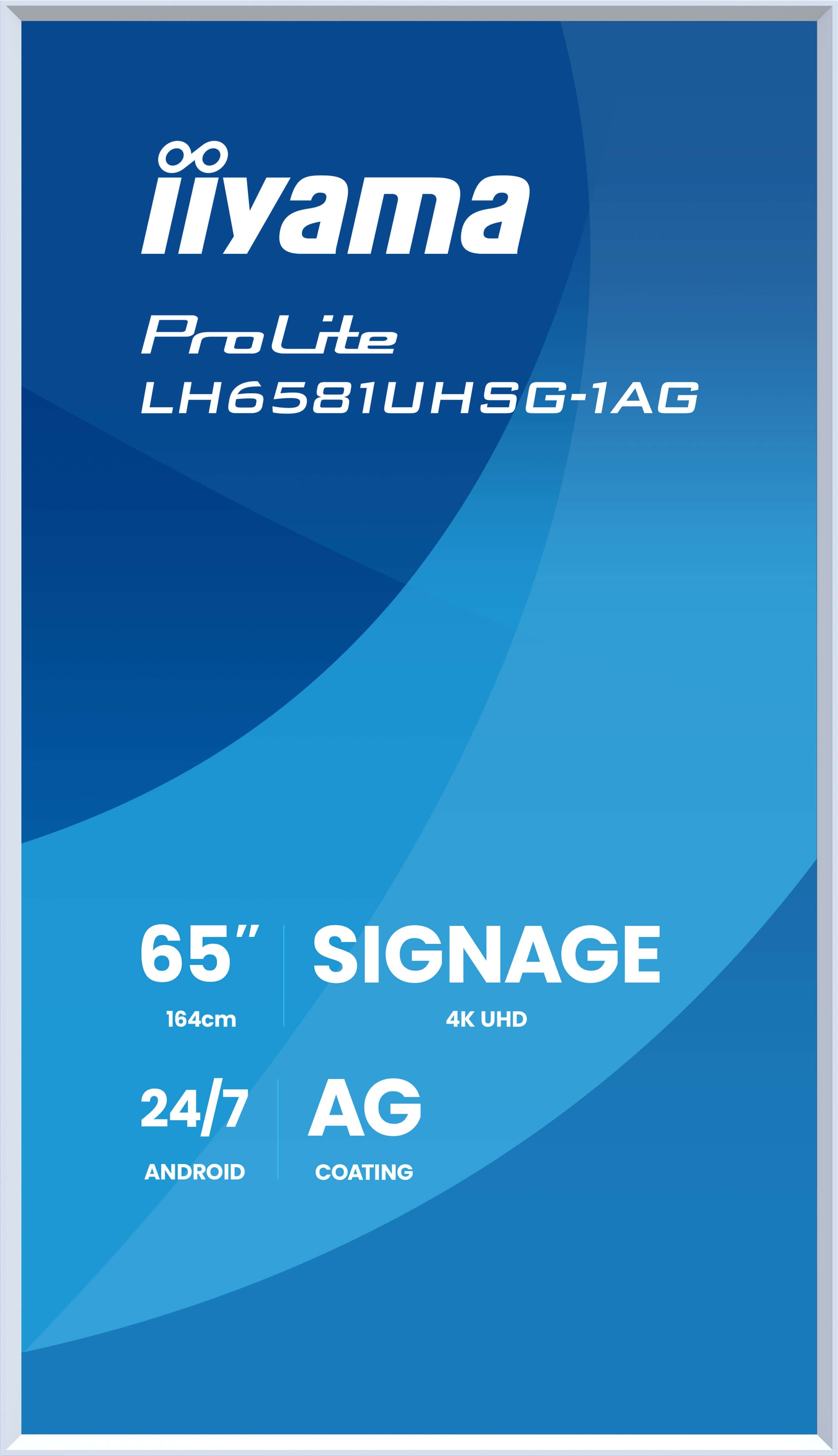EAN 4948570125623 - iiyama LH6581UHSG-1AG pantalla de señalización Pantalla plana para señalización digital 163,8 cm (64.5") imagen 3