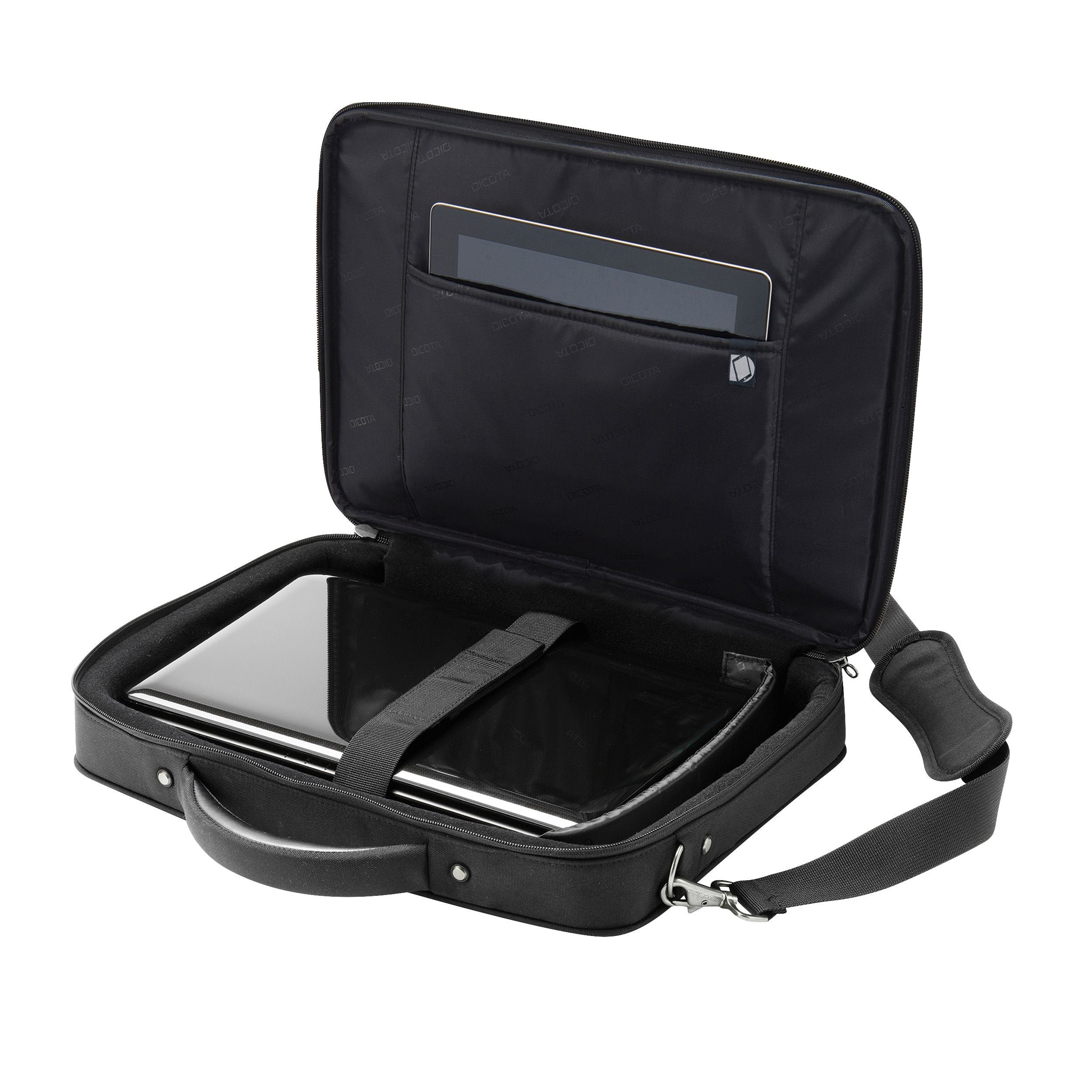 EAN 7640186419956 - DICOTA Eco Multi COMPACT 14-15.6" 39,6 cm (15.6") Maletín Negro imagen 3