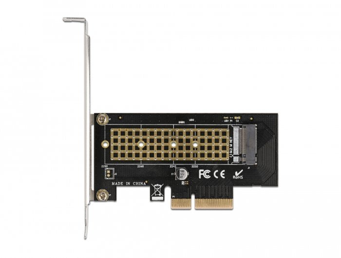 Delock Tarjeta Pci Express X4 A 1 X Interno Nvme M.2 Key M 80 Mm