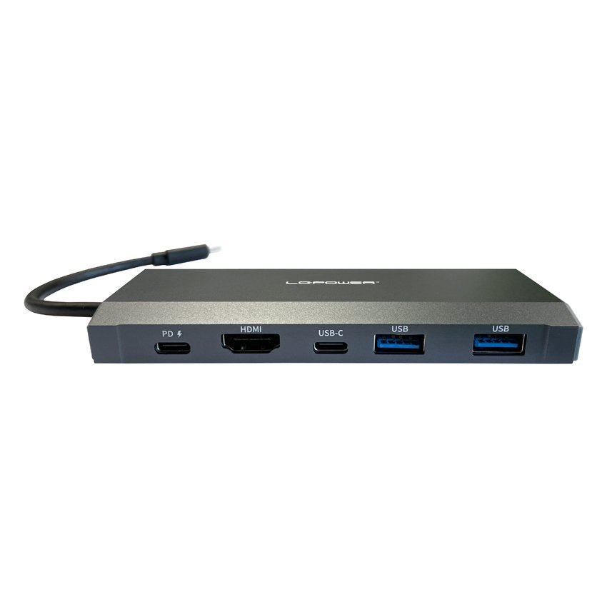 Lc-Power Lc-Hub-C-Multi-7-M2 Usb-C-Hub/M2 M.2-Ssd Retail