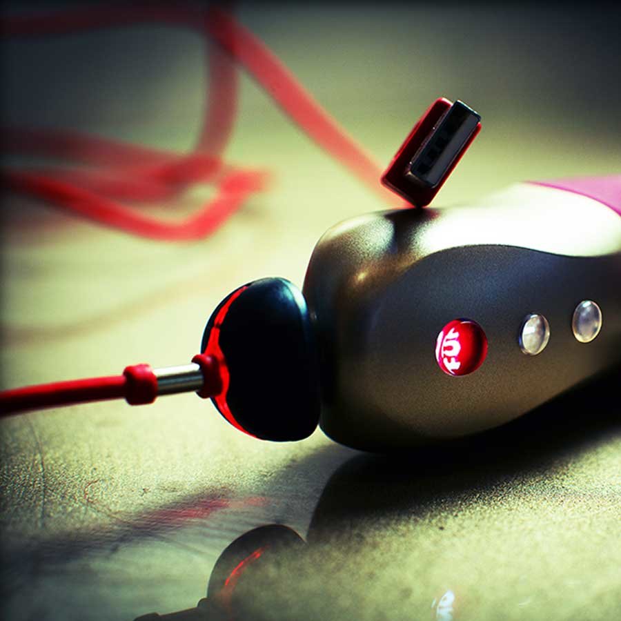 Fun Factory - Cargador Magnético Usb Rojo