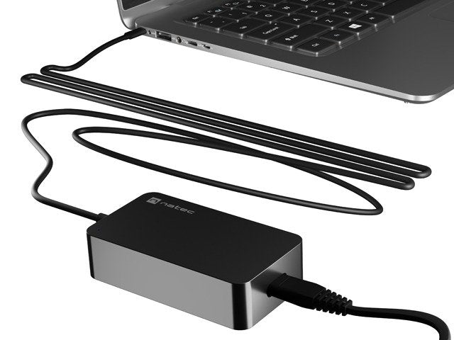 EAN 5901969439014 - NATEC LAPTOP CHARGER GRAYLING USB-C 65W adaptador e inversor de corriente Interior Negro imagen 5