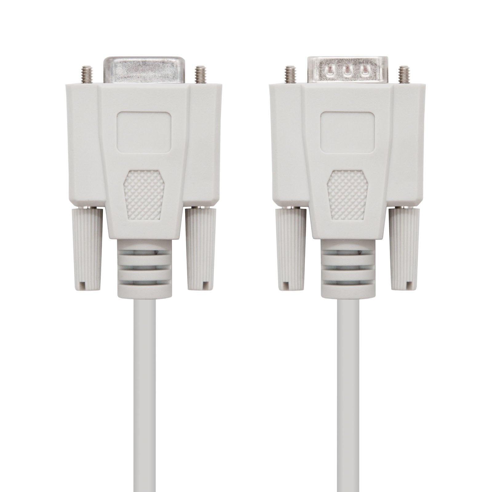 Nanocable Cable Serie Modem Db9 Macho A Db9 Hembra 3m - Beige