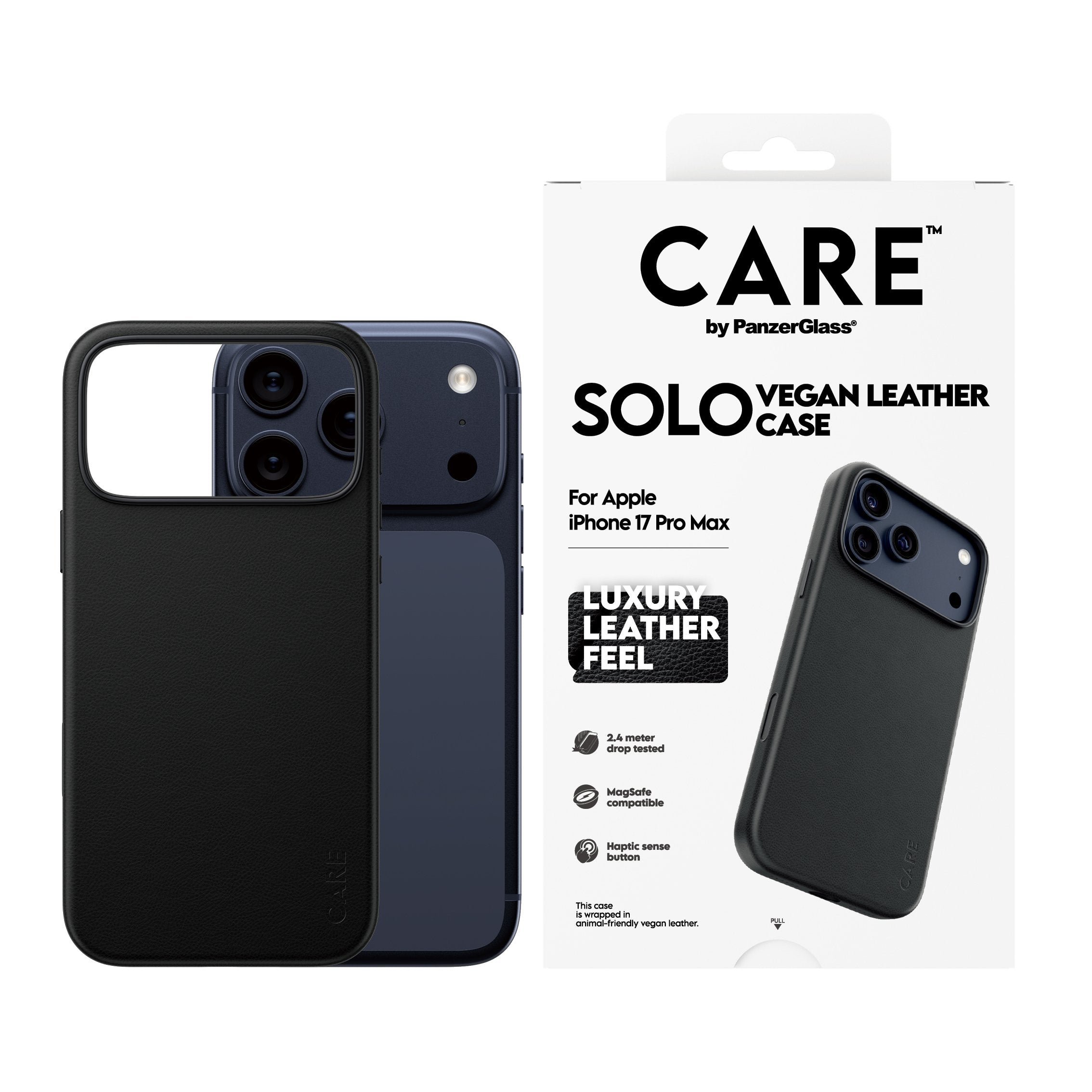 Panzerglass Care Solo Case Black Ip 17 Pro Max