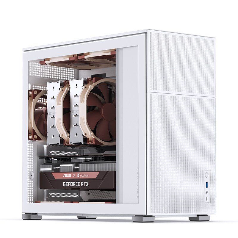 Jonsbo D41 Mesh Atx Carcasa, Tempered Glass - Blanco