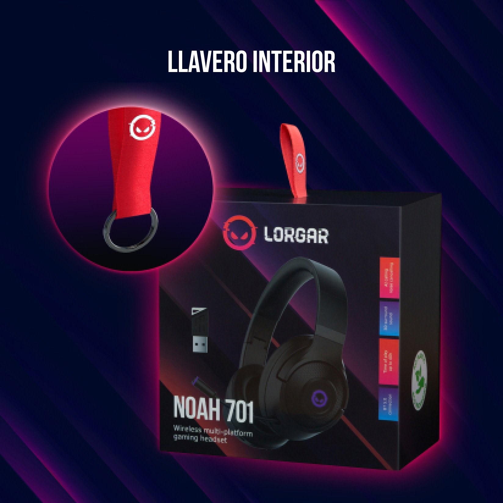 EAN 5291485009151 - Lorgar Noah 701 Auriculares Diadema Juego imagen 17