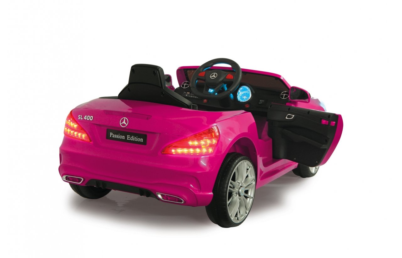 Jamara Ride-On Mercedes-Benz Sl 400, Vehículo Para Niños Rosa, 12v