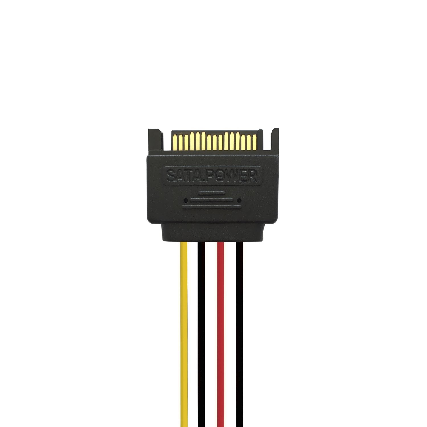 Aisens Cable Sata Alimentacion - Sata/M-2xsata/H - 20cm - Negro
