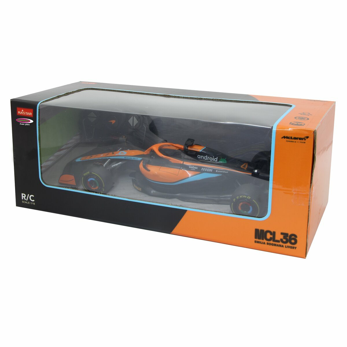 Jamara Mclaren Mcl36 1:18 2,4ghz Naranja