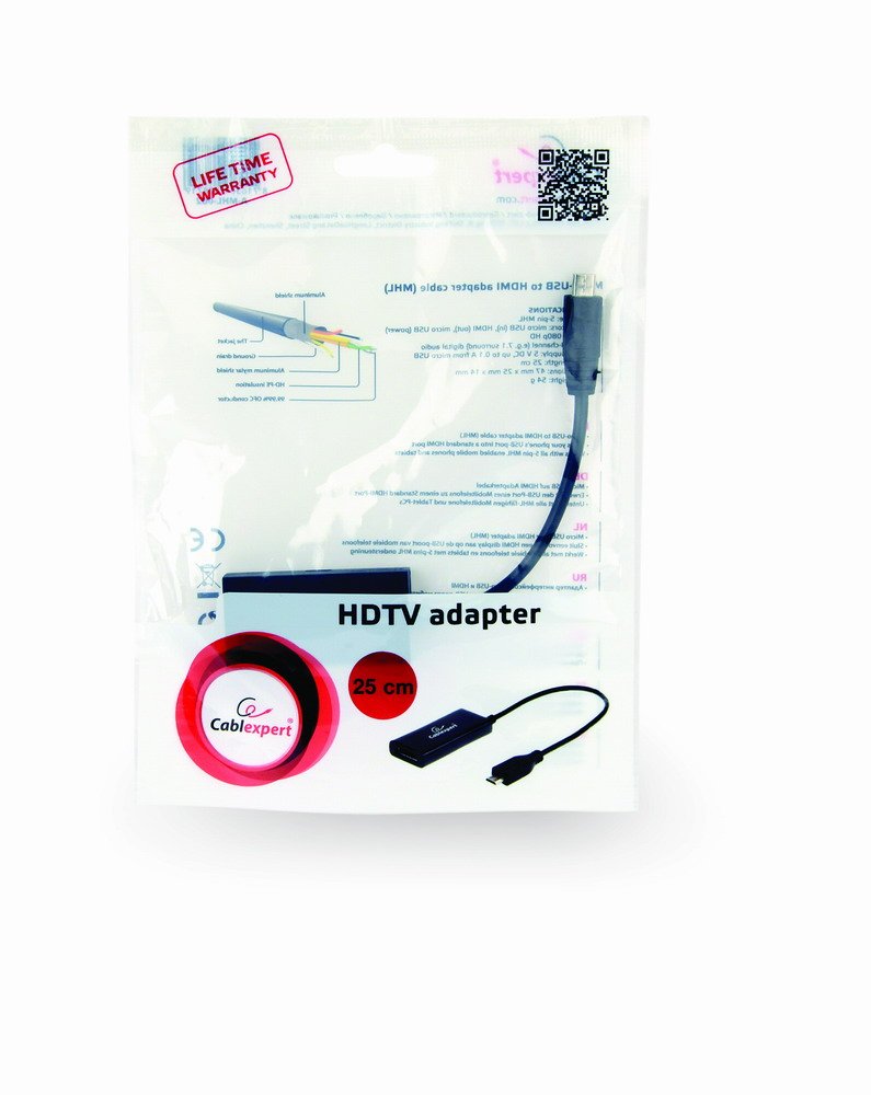 EAN 8716309078719 - Gembird A-MHL-002 Adaptador gráfico USB Negro imagen 5
