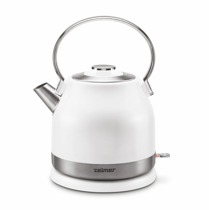 Tetera Zelmer Zck7940 Eléctrica 1,5 L 2200 W Acero Inoxidable, Blanco
