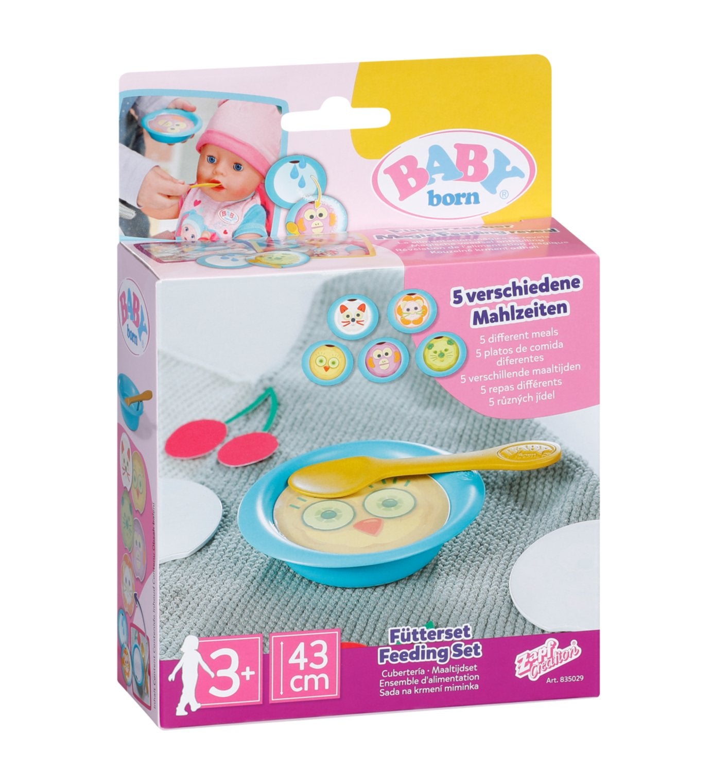 Zapf Creation Baby Born® Set De Alimentación, Muebles Para Muñecas 835029