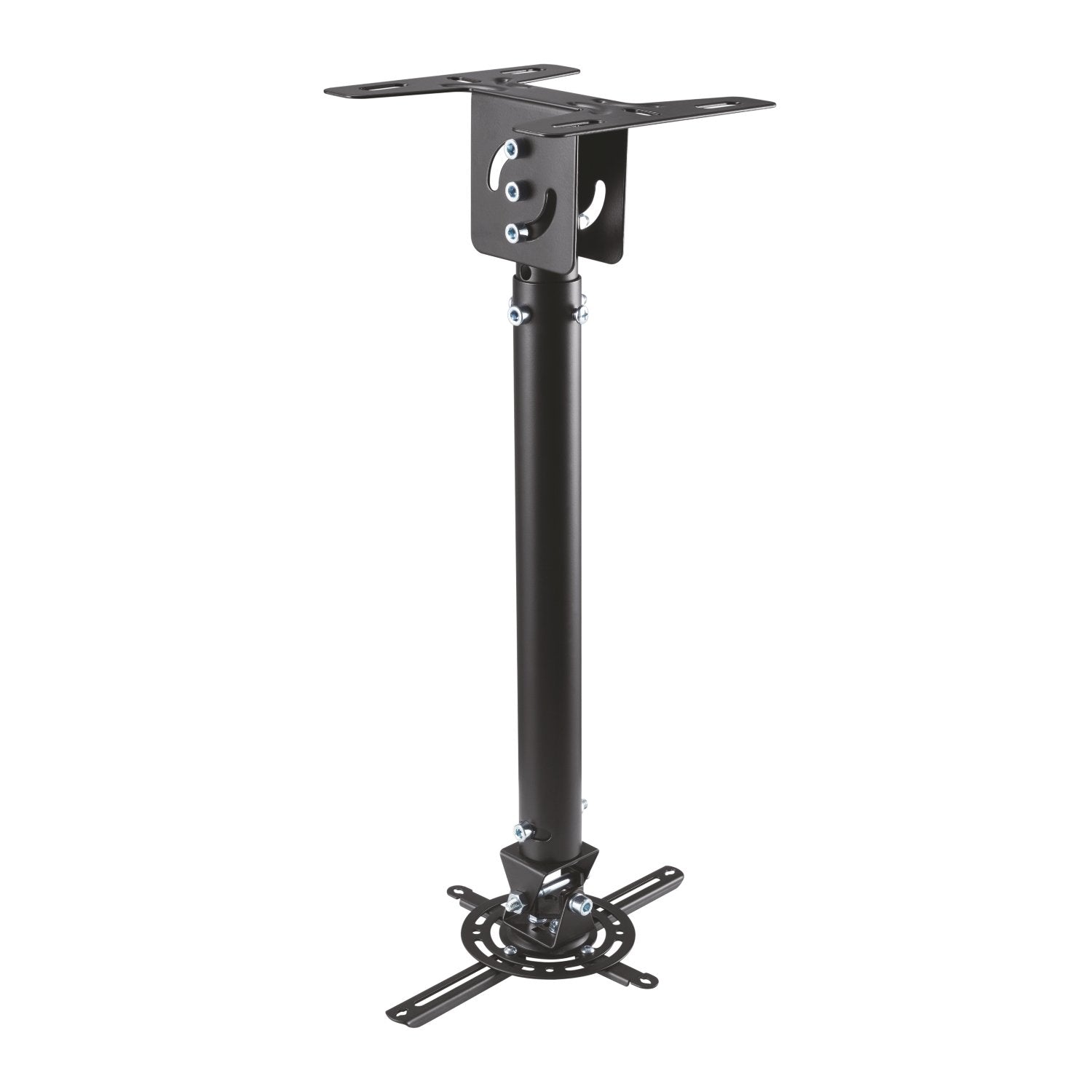 Aisens Soporte De Techo Universal Profesional Giratorio - Inclinable Y Extensible Para Proyector - Negro