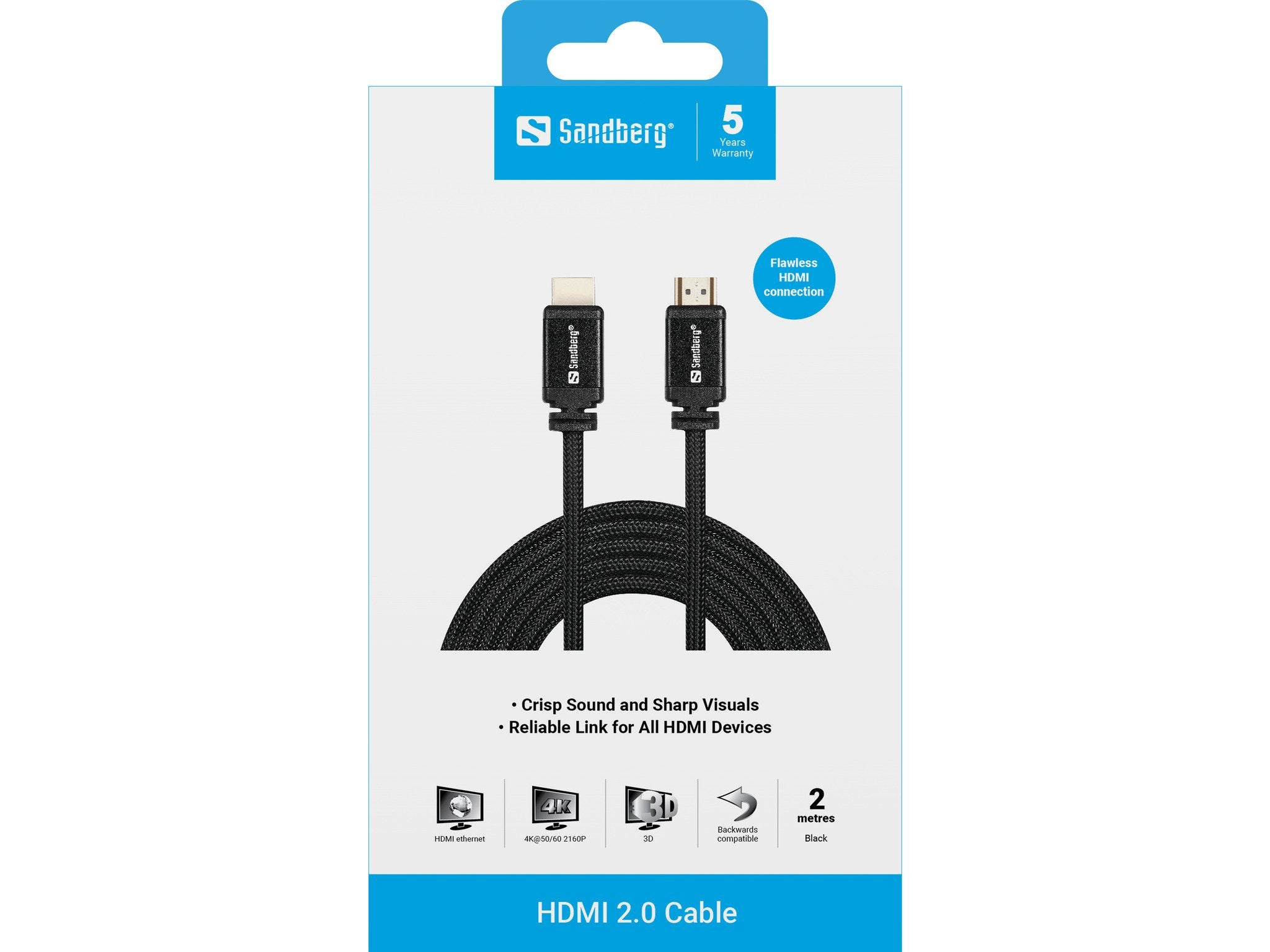 EAN 5705730508981 - Sandberg 508-98 cable HDMI HDMI tipo A (Estándar) Negro imagen 3