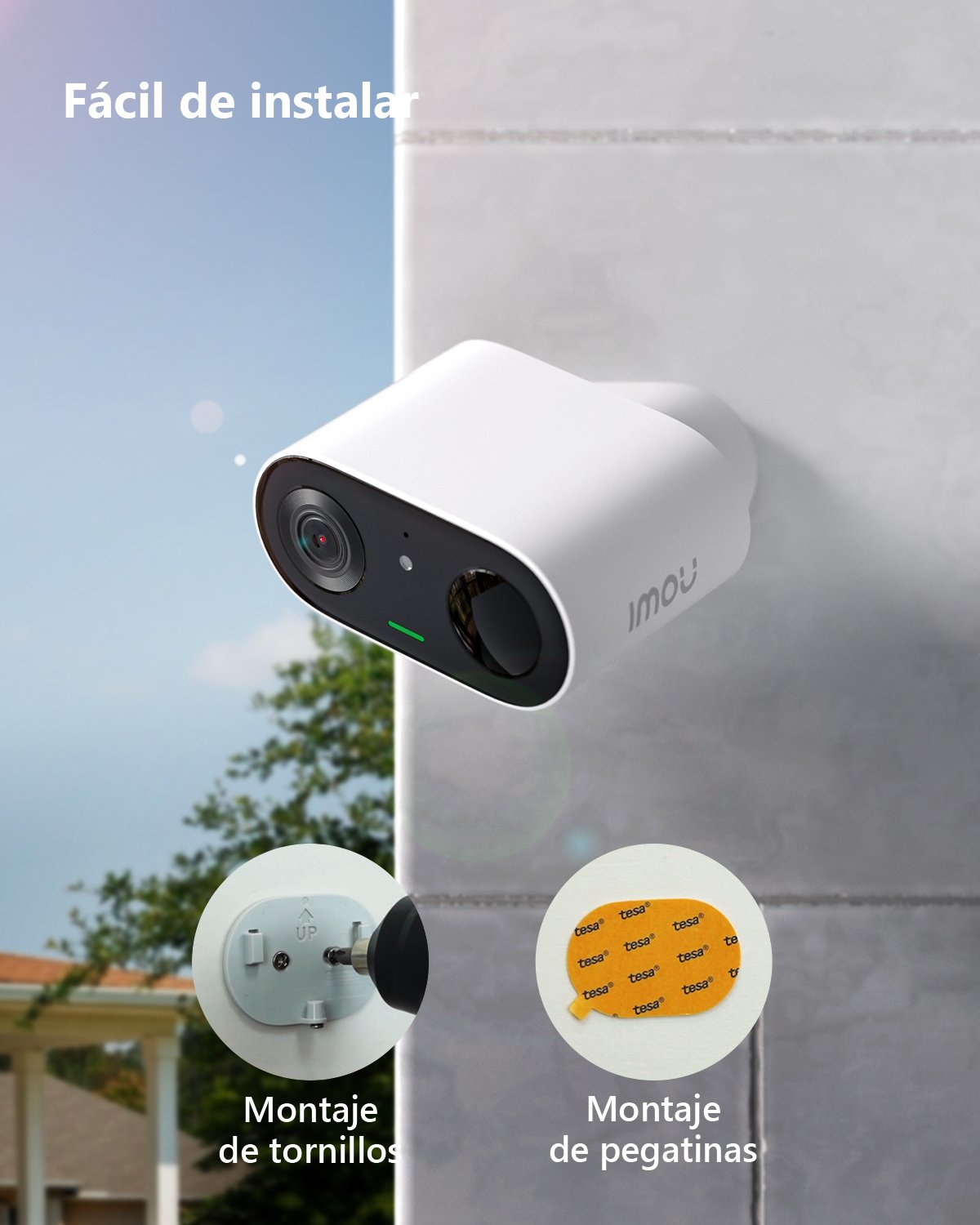 Camara Ip Wifi Imou Kit Cell Go Outdoor Blanco