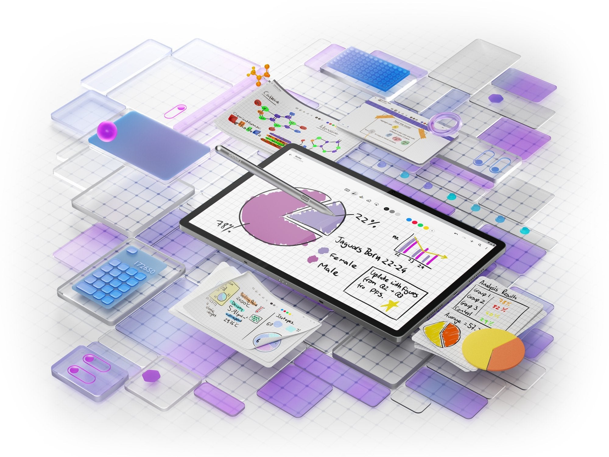 Tablet Lenovo Idea Tab Pro 12.7" 2944x1840 Ltps Mediatek Dimensity 8300 Ufs 8gb 256gb Grey 2y Warranty