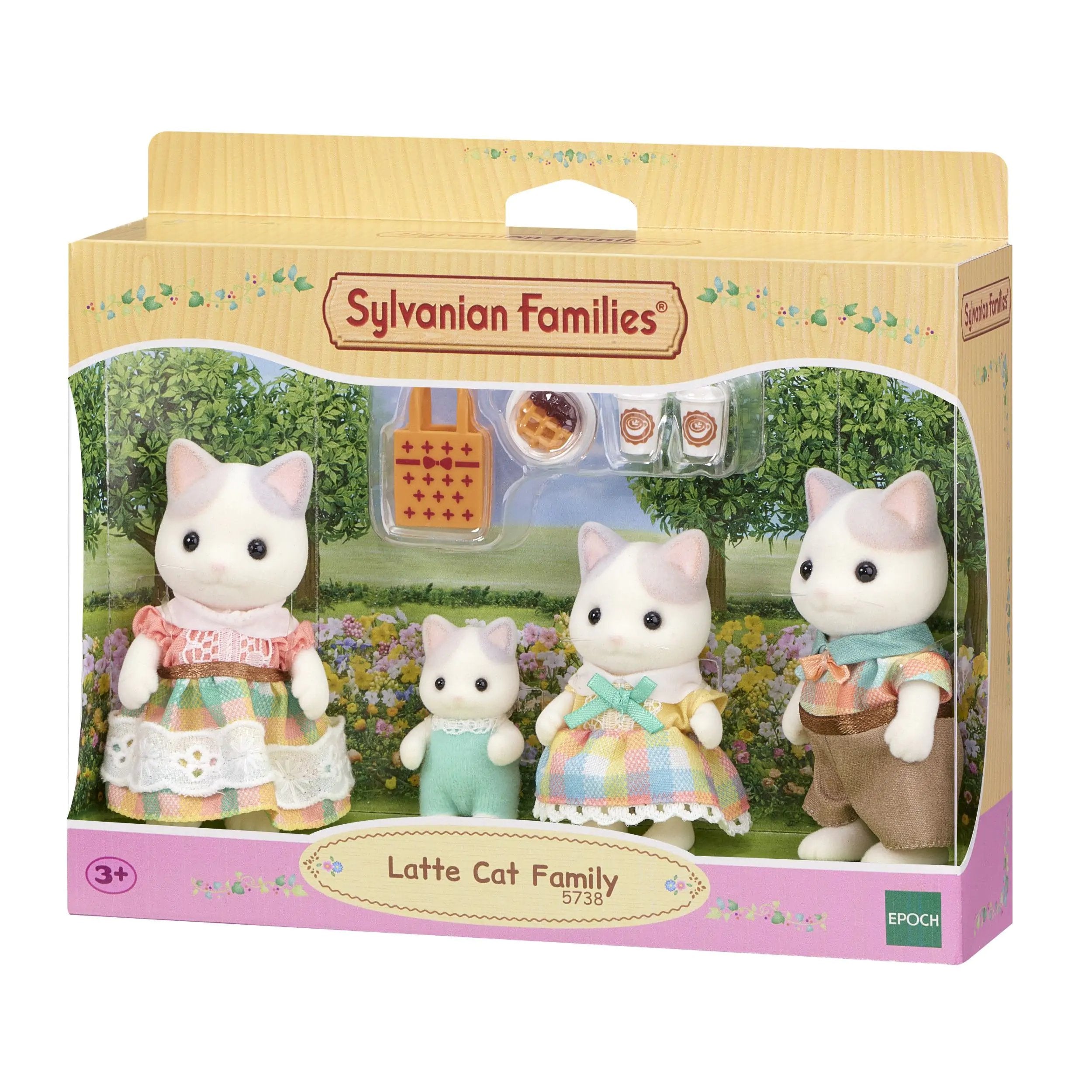 Epoch Sylvanian Families - Milchkatzen Familie 5738