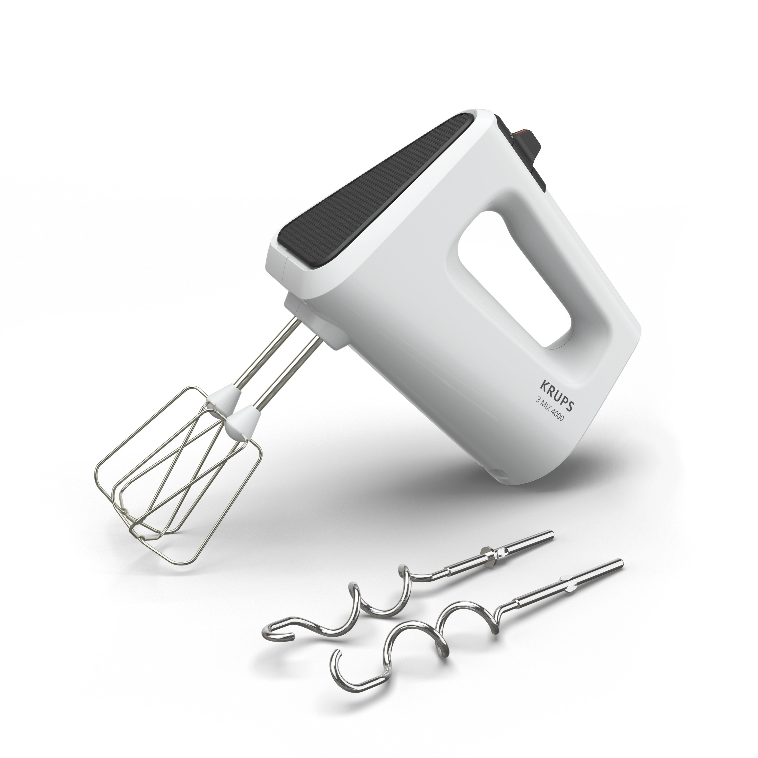 Krup'S Hand Mixer 3mix 4000 Gn4001 Blanco/Gris, 450 Vatios Gn4001