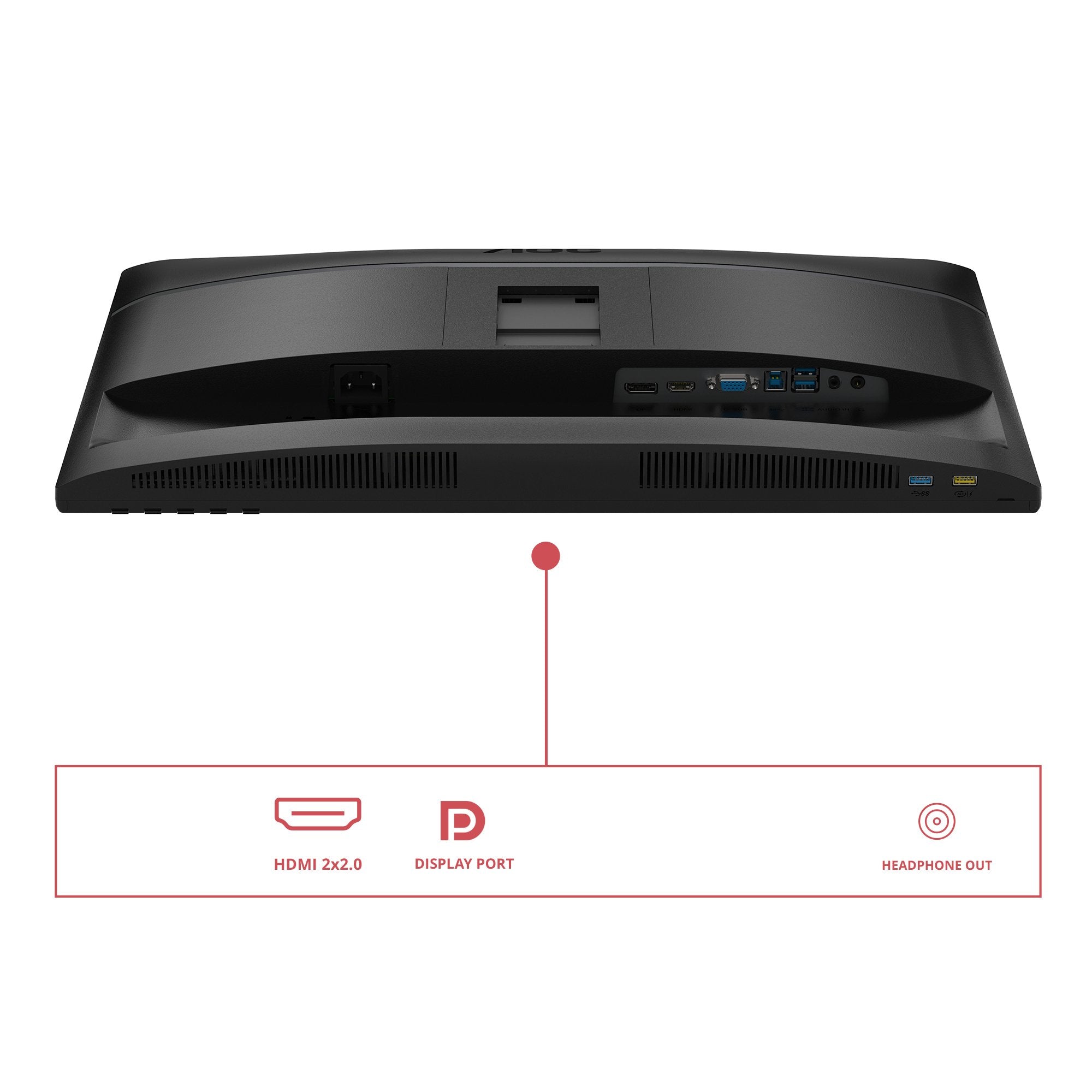 EAN 4038986110723 - AOC U34E2M pantalla para PC 86,4 cm (34") 3440 x 1440 Pixeles Wide Quad HD Negro imagen 3