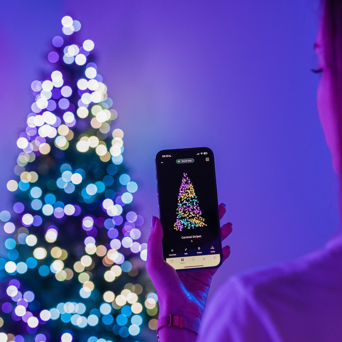 Caramelos Twinkly 100 Leds Rgb Perel Shape, Cable Verde, Usb-C