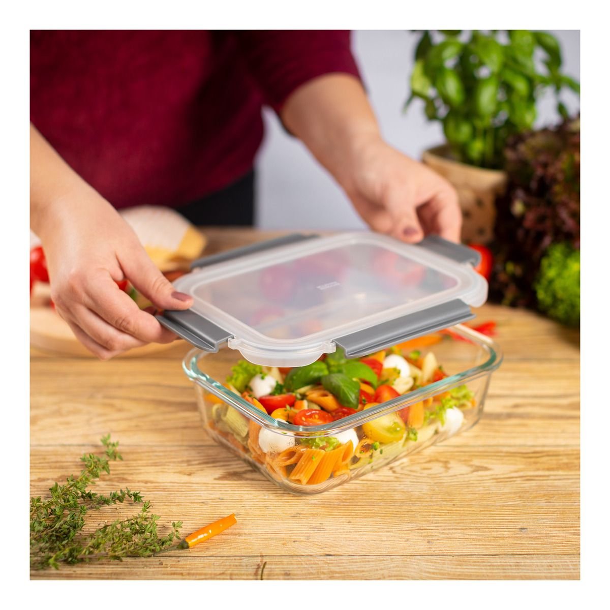 EAN 7610154240325 - KUHN RIKON 24032 recipiente de almacenar comida Rectangular Contenedor 1,05 L Transparente 1 pieza(s) imagen 6