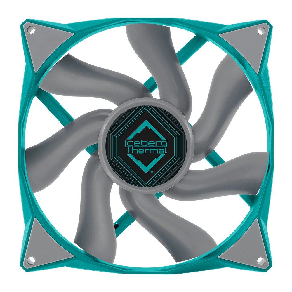 Ventilador Iceberg Thermal Icegale - 140 Mm Verde Azulado
