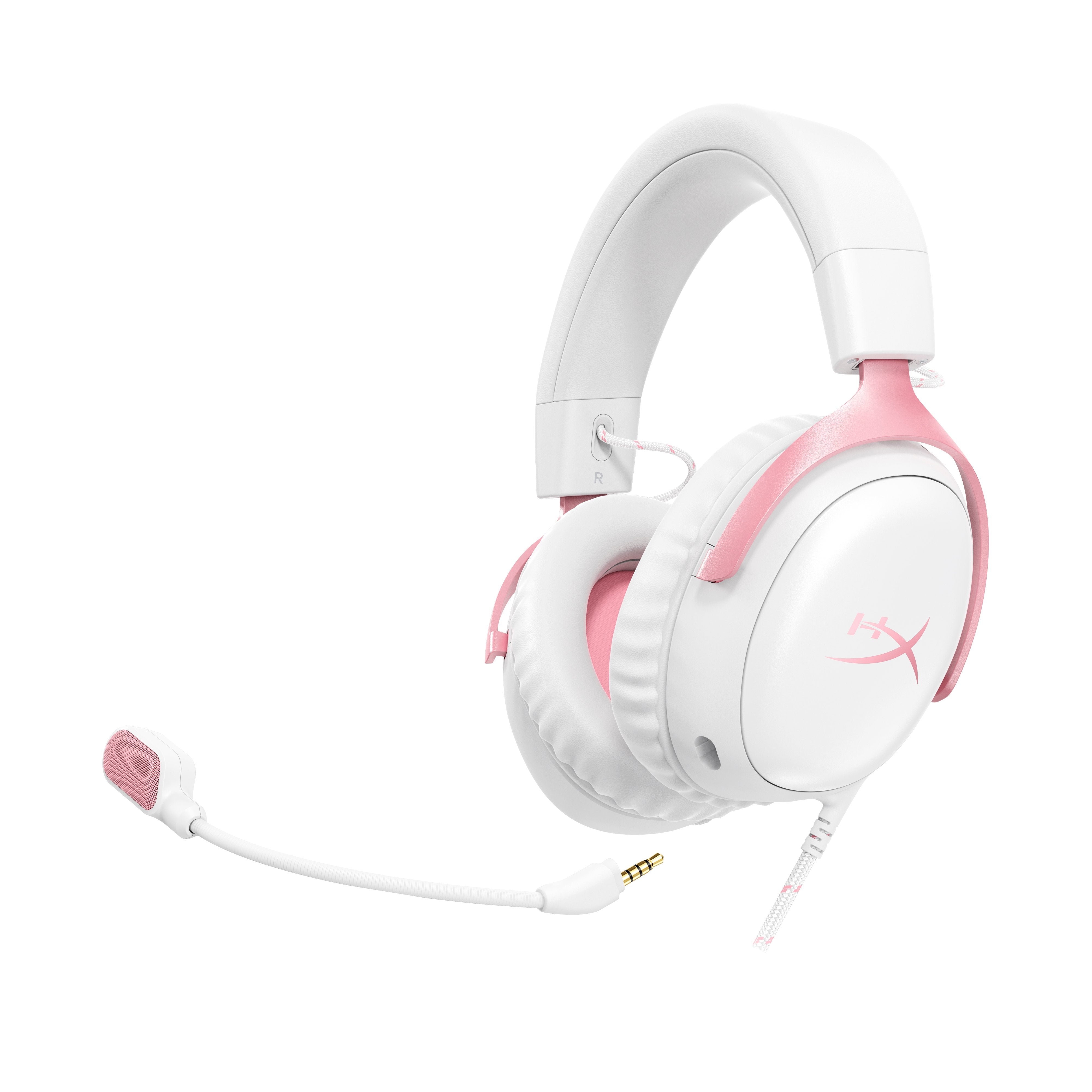 EAN 198122306930 - HyperX Cloud III White/Pink Gaming Headset Alámbrico Diadema Juego Rosa, Blanco imagen 2