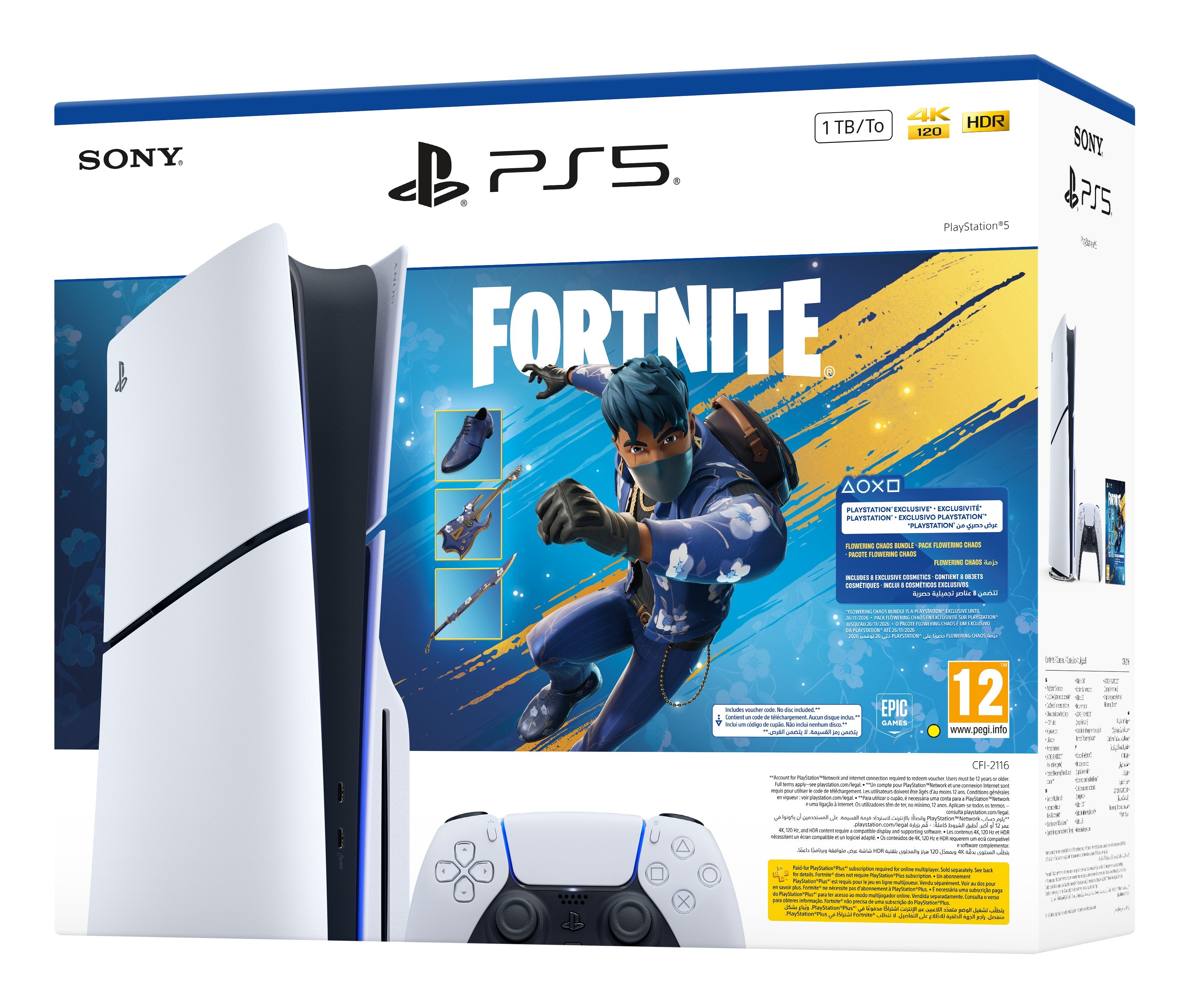 EAN 711719021421 - Sony PlayStation 5 1 TB Wifi Negro, Blanco imagen 3
