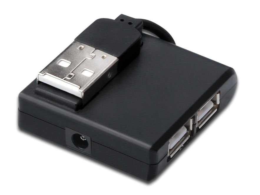 Microconnect Mc-Usb2.0hub4p Hub De Interfaz Usb 2.0 400 Mbit/S Negro