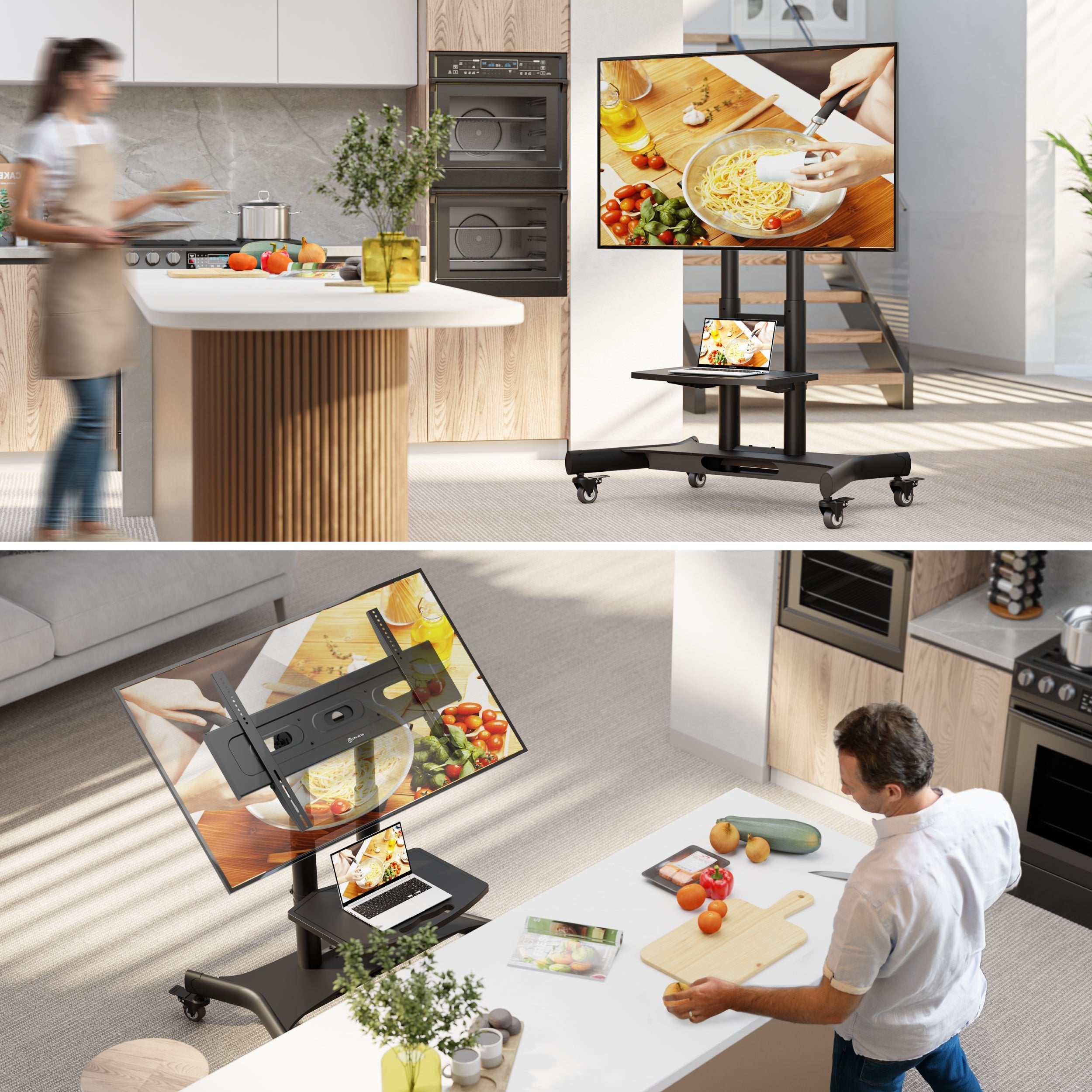 EAN 4603728443508 - ONKRON TS1350-B soporte para TV 177,8 cm (70") Negro imagen 7