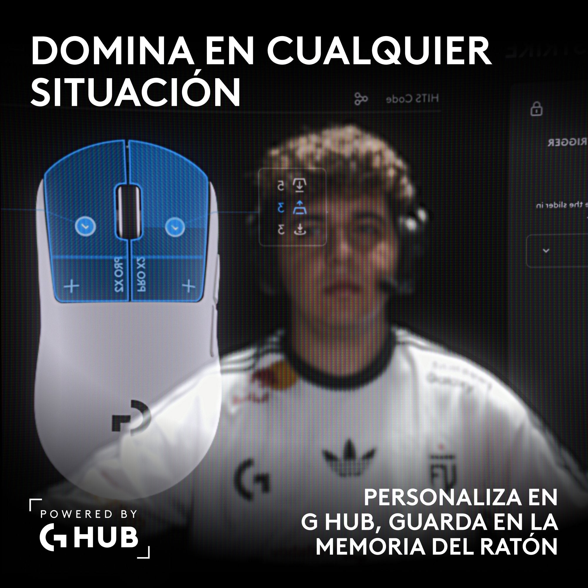 Logitech G Pro X2 Superstrike Ratón Óptico Inalámbrico 2.4 Ghz Receptor Usb De Logitech Lightspeed