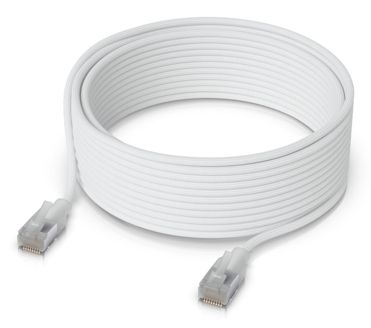 Ubiquiti Unifi Ether Lighting Cat.6a Cable De Cables Premium White, 12 Metros, Gesleevt Uacc-Cable-Patch-El-C6a-12m-W