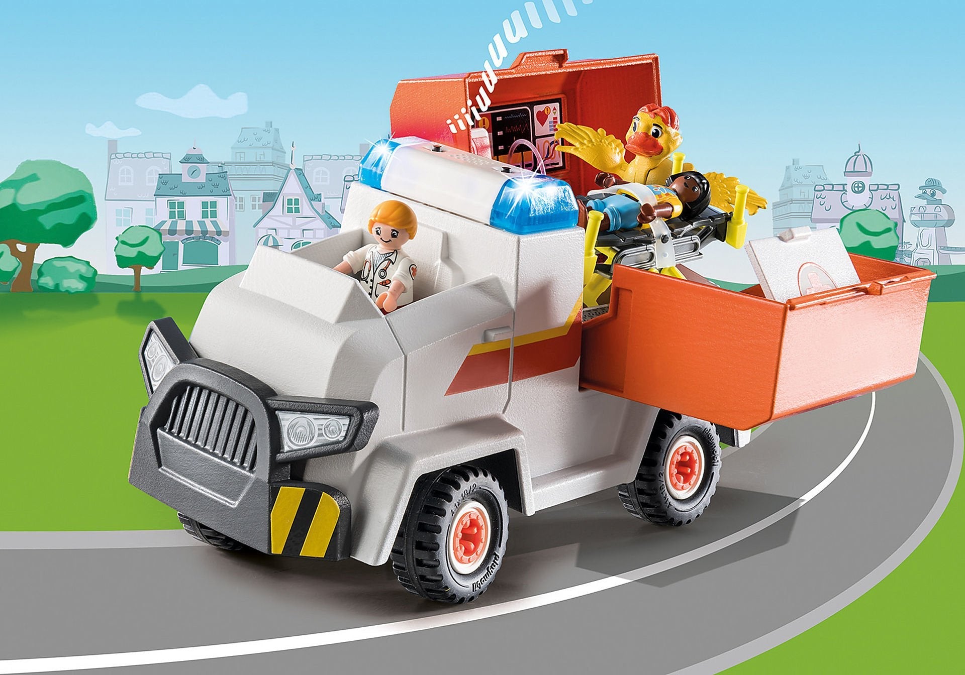 Playmobil 70916 Duck On Call Vehiculo De Emergencia Ambulancia