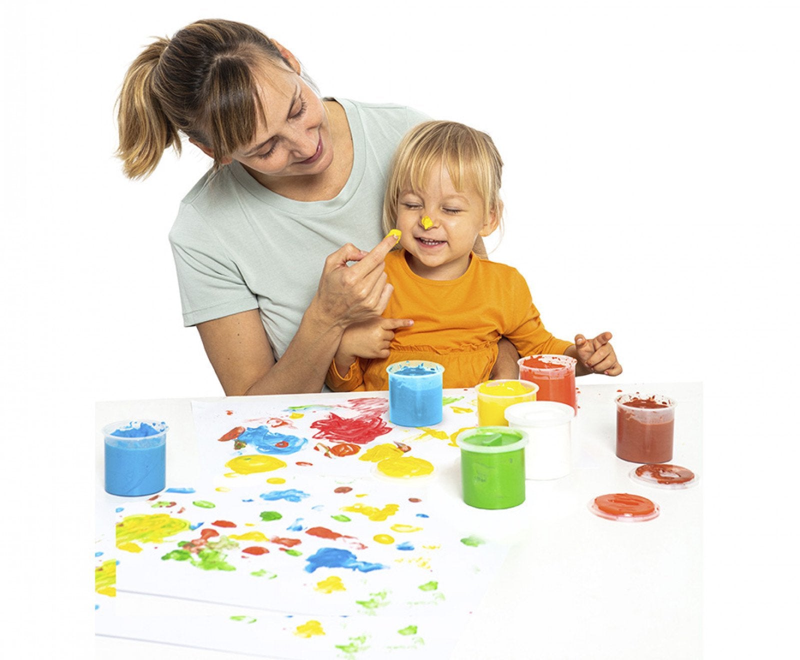 Jovi Estuche 5 Botes Pintura De Dedos 125ml C/Surtidos