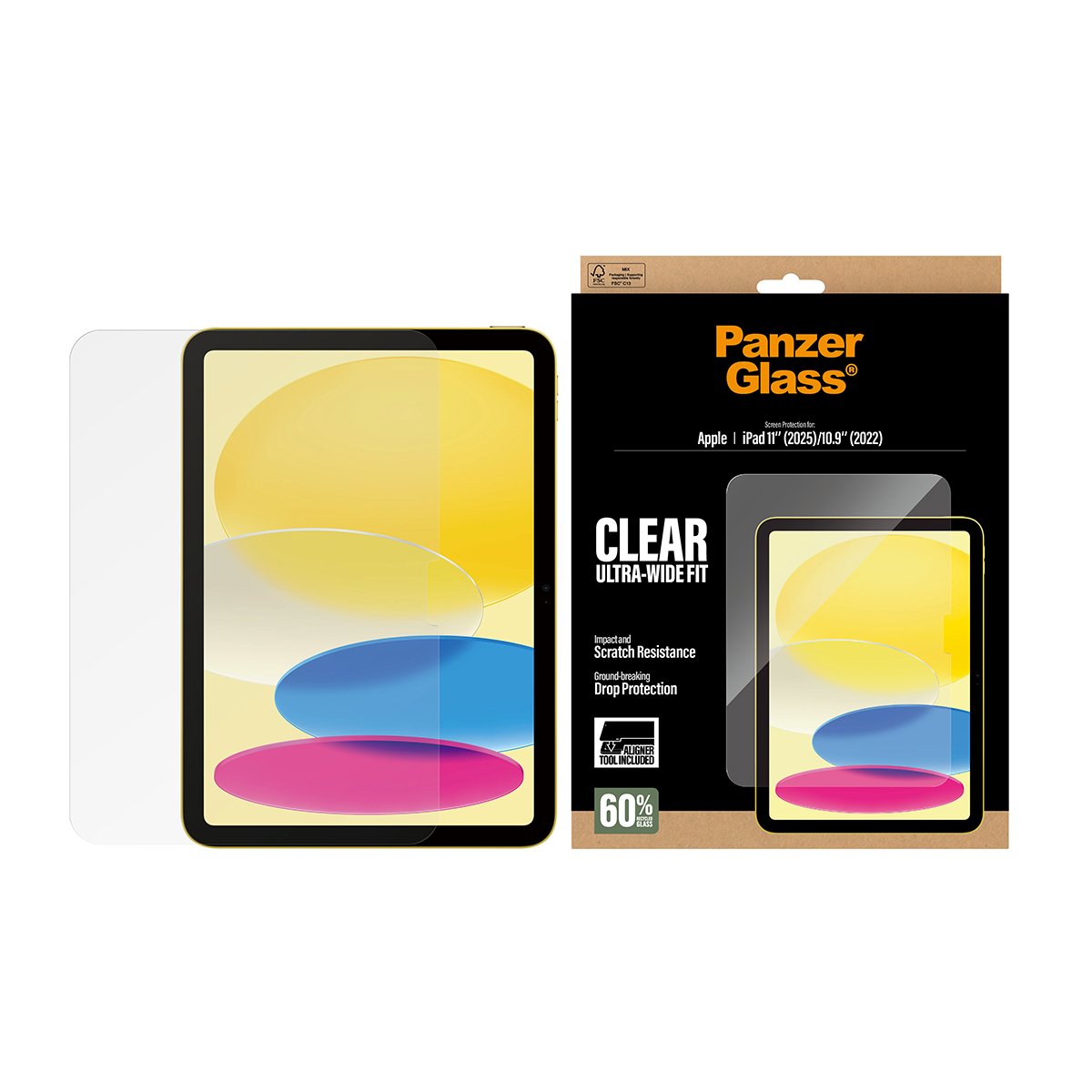 EAN 5715685031410 - PanzerGlass ® Screen Protector iPad 11" (2025-2026) | 10.9" (2022) | Ultra-Wide Fit w. Fastfit tool Prote imagen 2