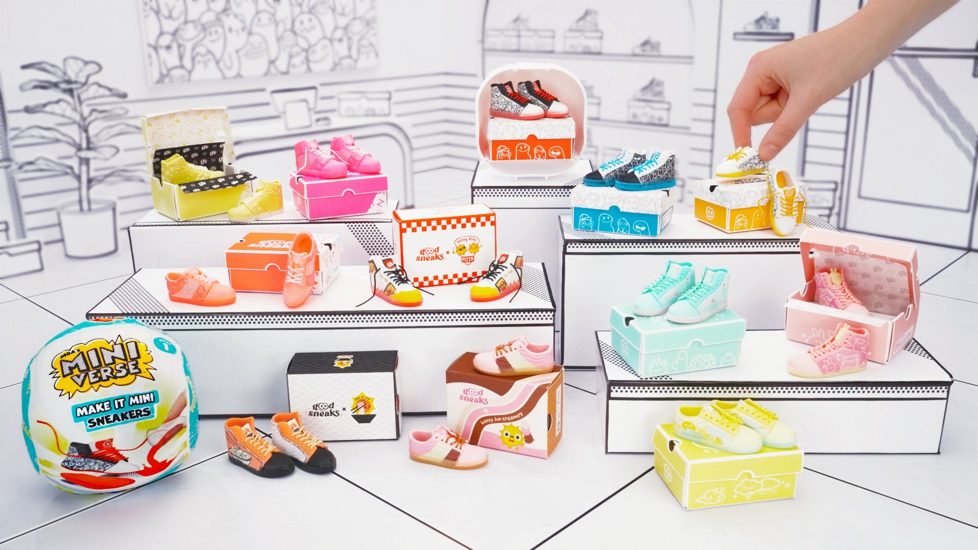EAN 35051546955 - Miniverse Make It Mini Sneakers in PDQ imagen 10