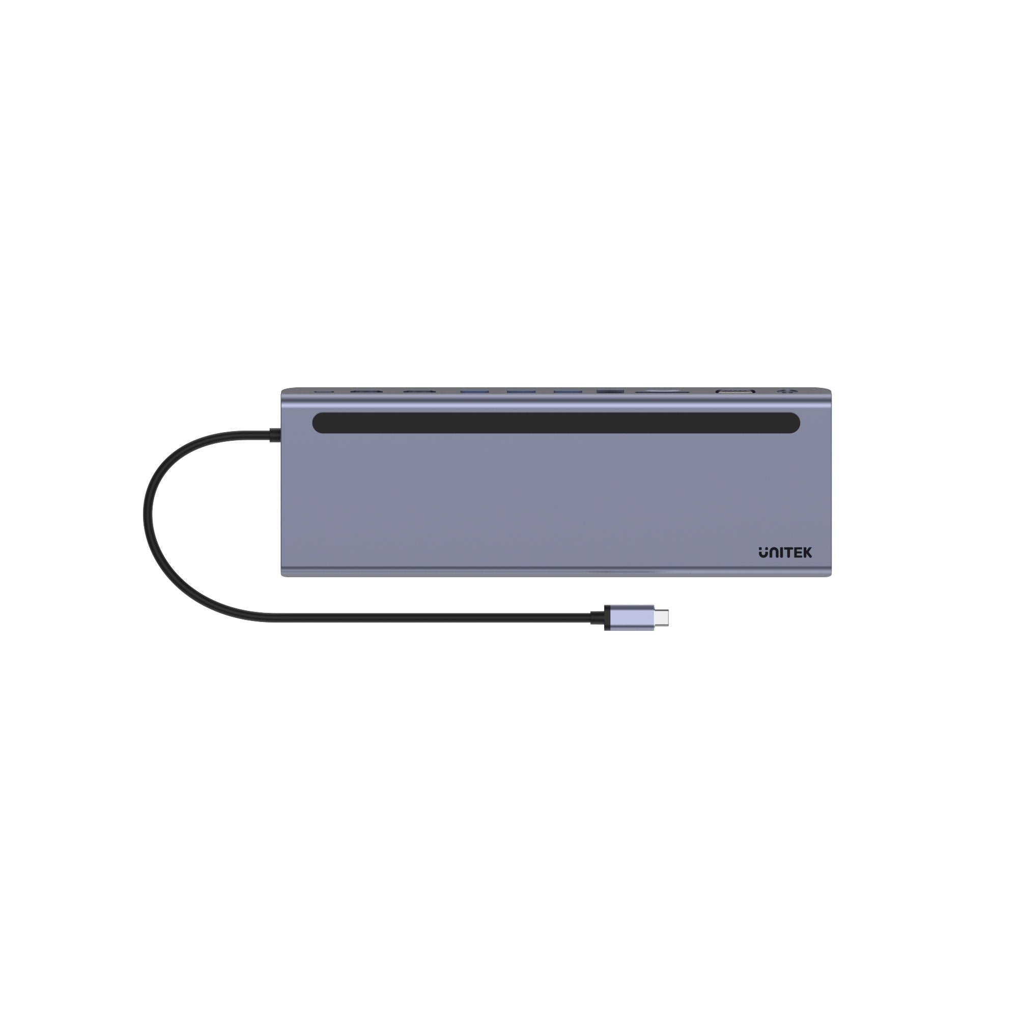 EAN 4894160048103 - UNITEK uHUB 11+ Alámbrico Thunderbolt 3 Gris imagen 3