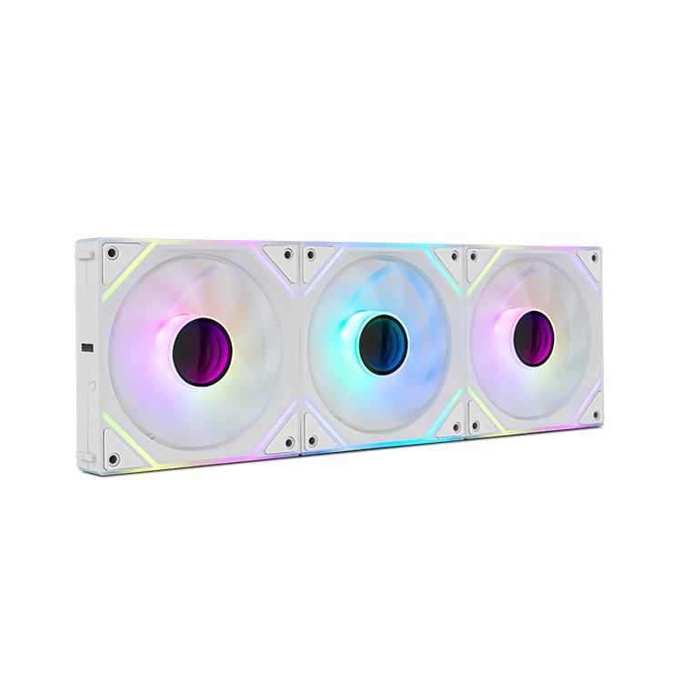 Ventiladores Pc Pack 3 Nox Pro Link Argb 12cm Blancos