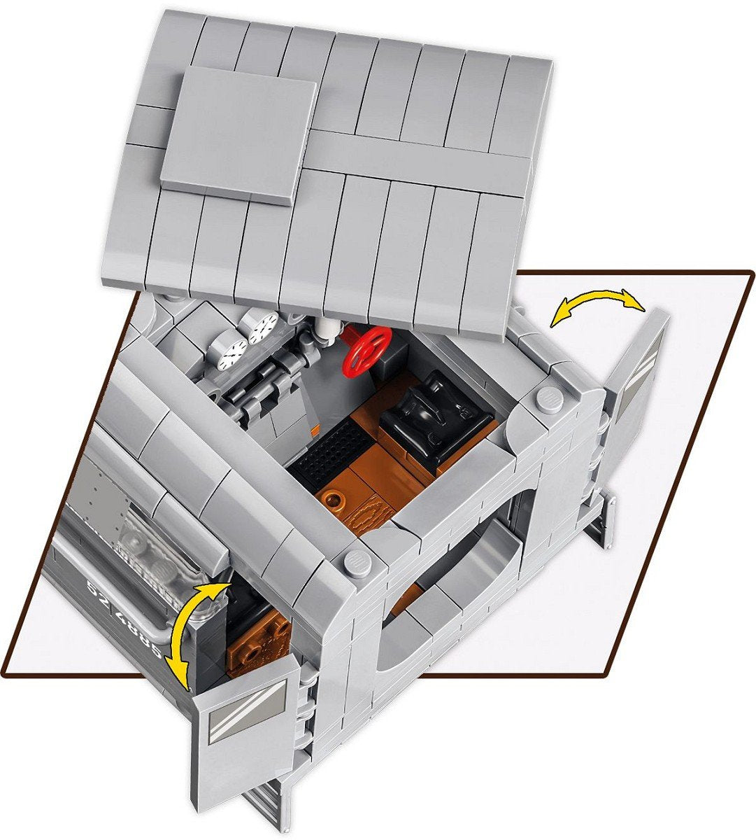 Juguete De Construcción Locomotora De Guerra Cobi Serie 52, Escala 1:35 Cobi-6281