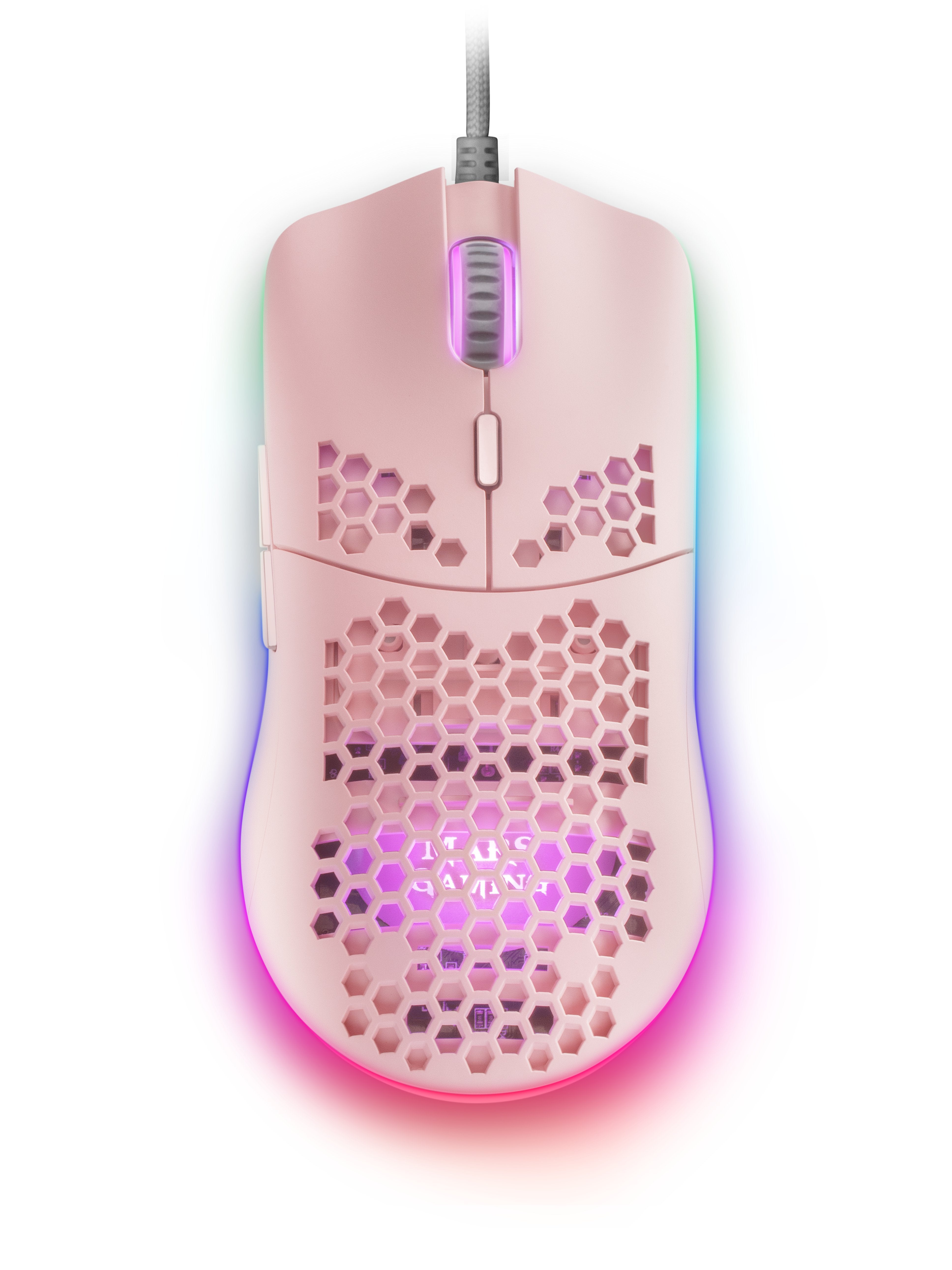 Mars Gaming Mmaxp Ratón Gaming 12400dpi Rosa