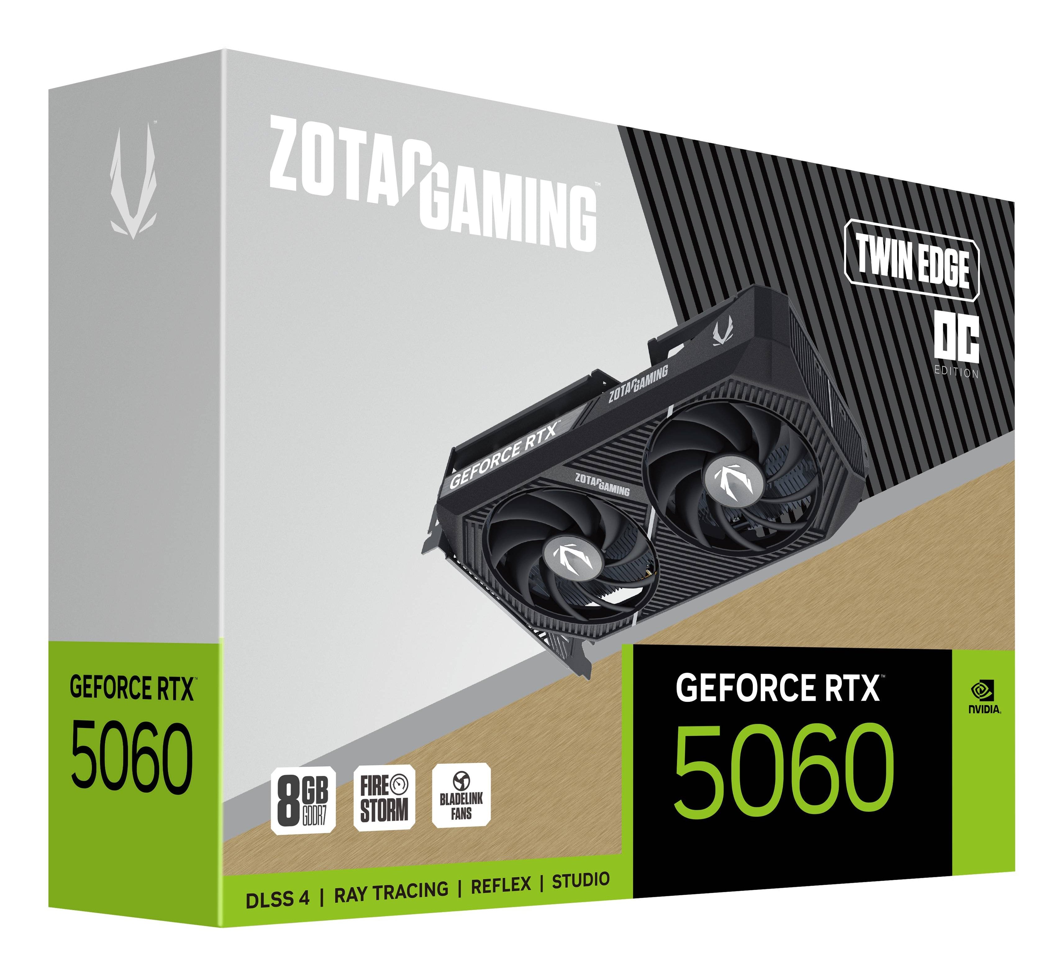 Zotac Rtx 5060 Twin Edge Oc 8gb Gddr7 Hdmi 3xdp