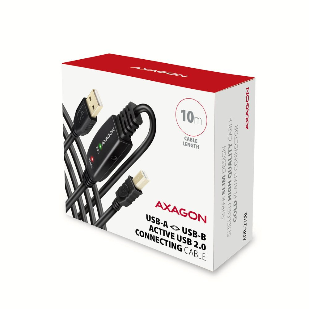 EAN 8595247907196 - Axagon ADR-210B USB 2.0 A-M -> B-M active connecting/repeater cable 10m - Kabel - Digital/Daten cable USB imagen 9