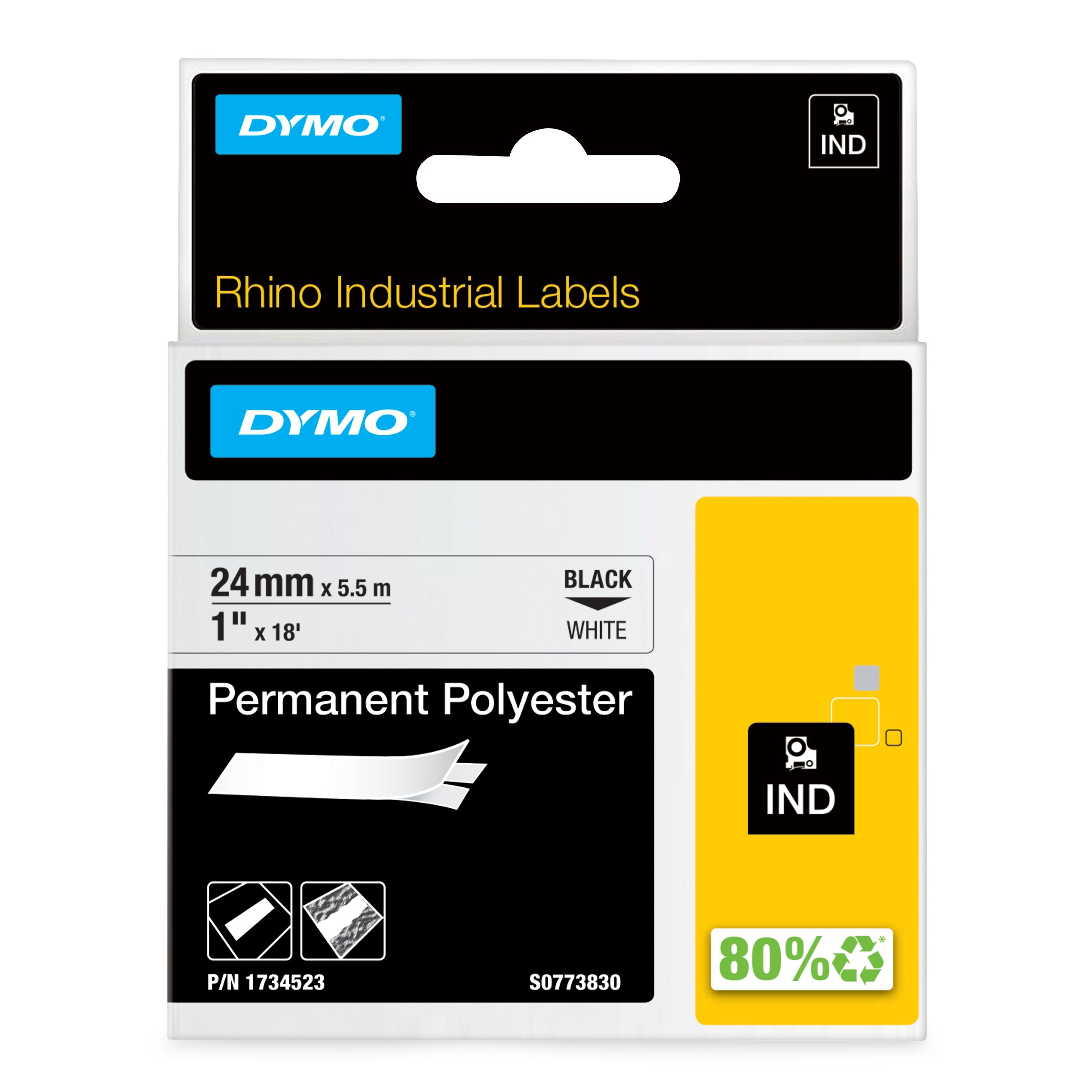 EAN 0071701121851 - DYMO 1734523 cinta para impresora de etiquetas imagen 1