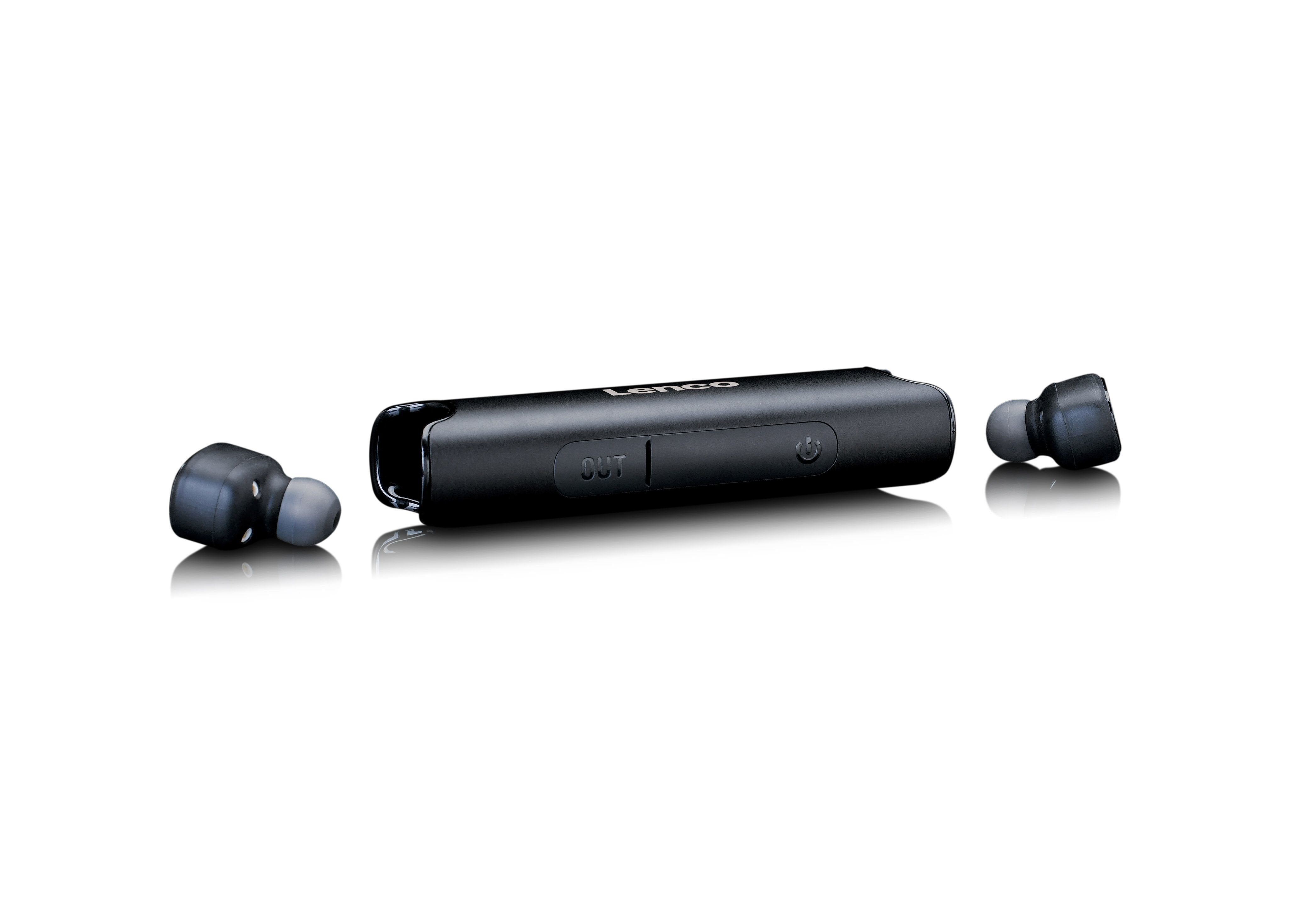 EAN 8711902041658 - Lenco EPB-440 Auriculares Inalámbrico Dentro de oído MicroUSB Bluetooth Negro imagen 4