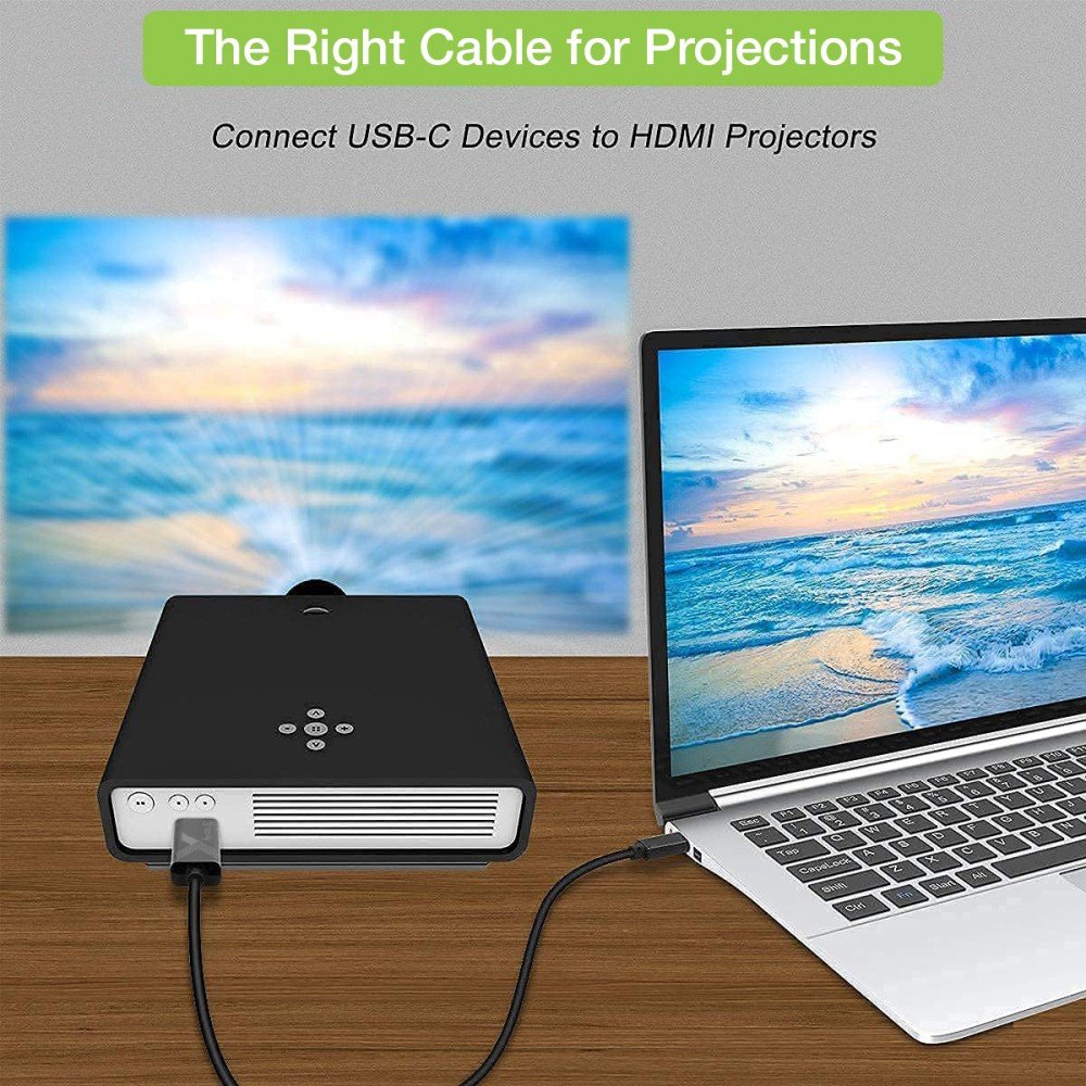 Techly Usb Tipo C M Auf Hdmi 2.0 4k, 2m, Negro