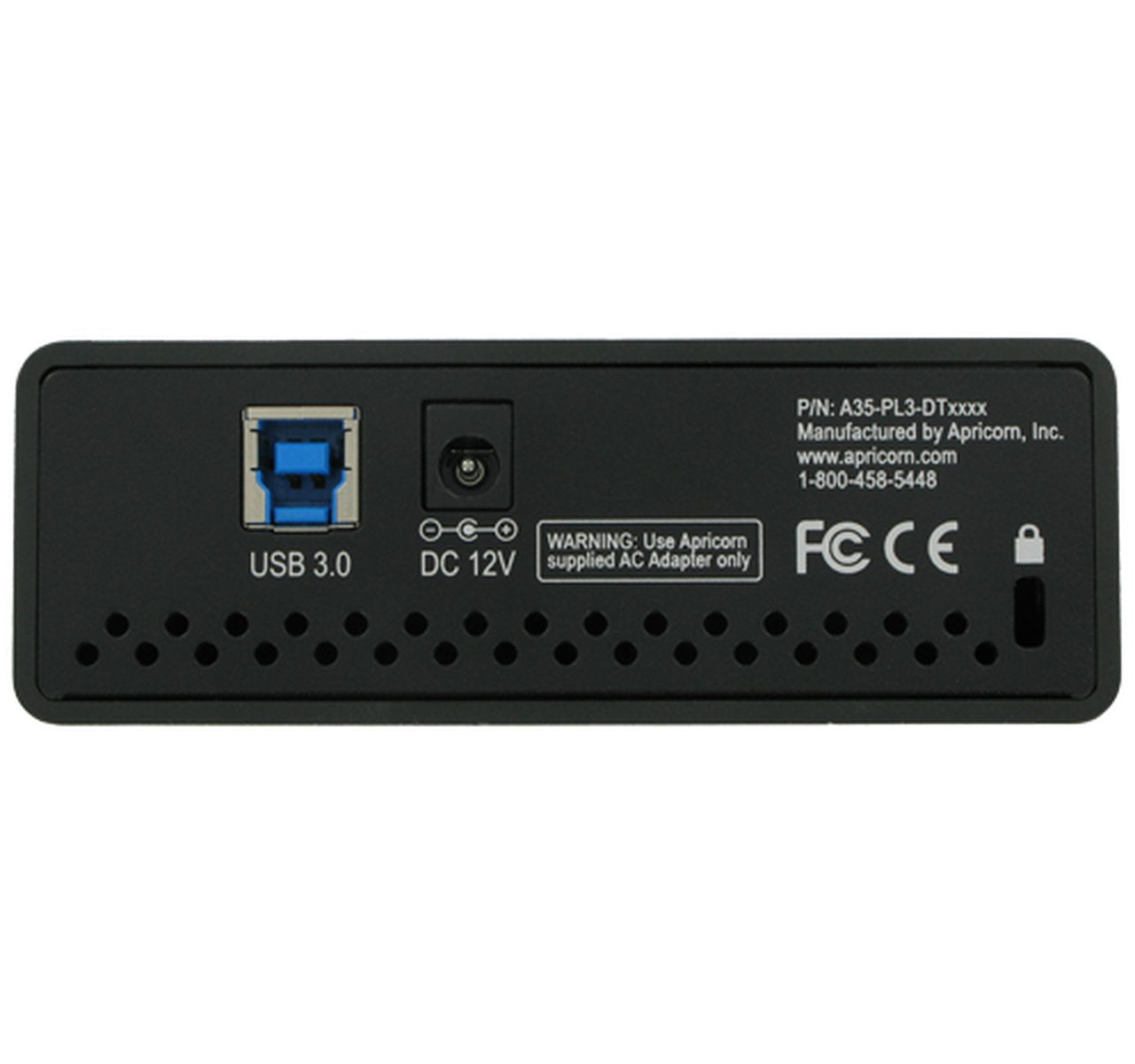 EAN 708326914505 - Apricorn Aegis Padlock DT disco duro externo 12 TB USB Tipo B 2.0/3.2 Gen 1 (3.1 Gen 1) Negro imagen 3